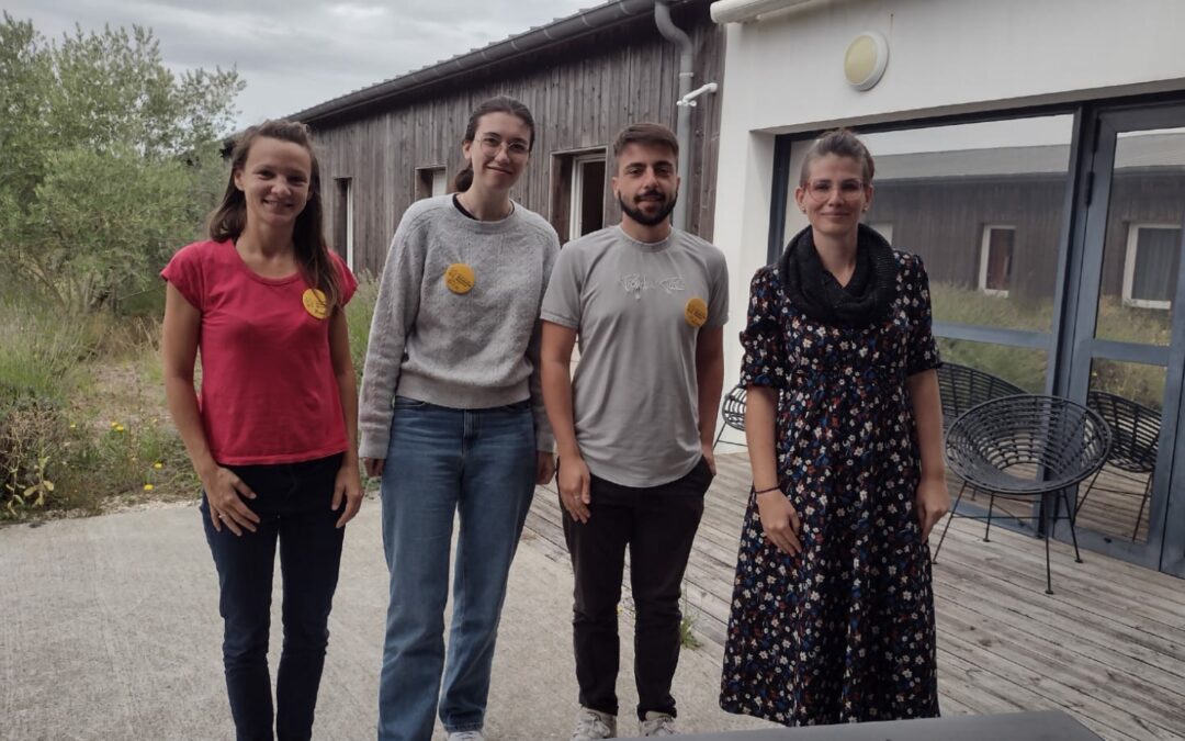 Arrivée de volontaires en service civique