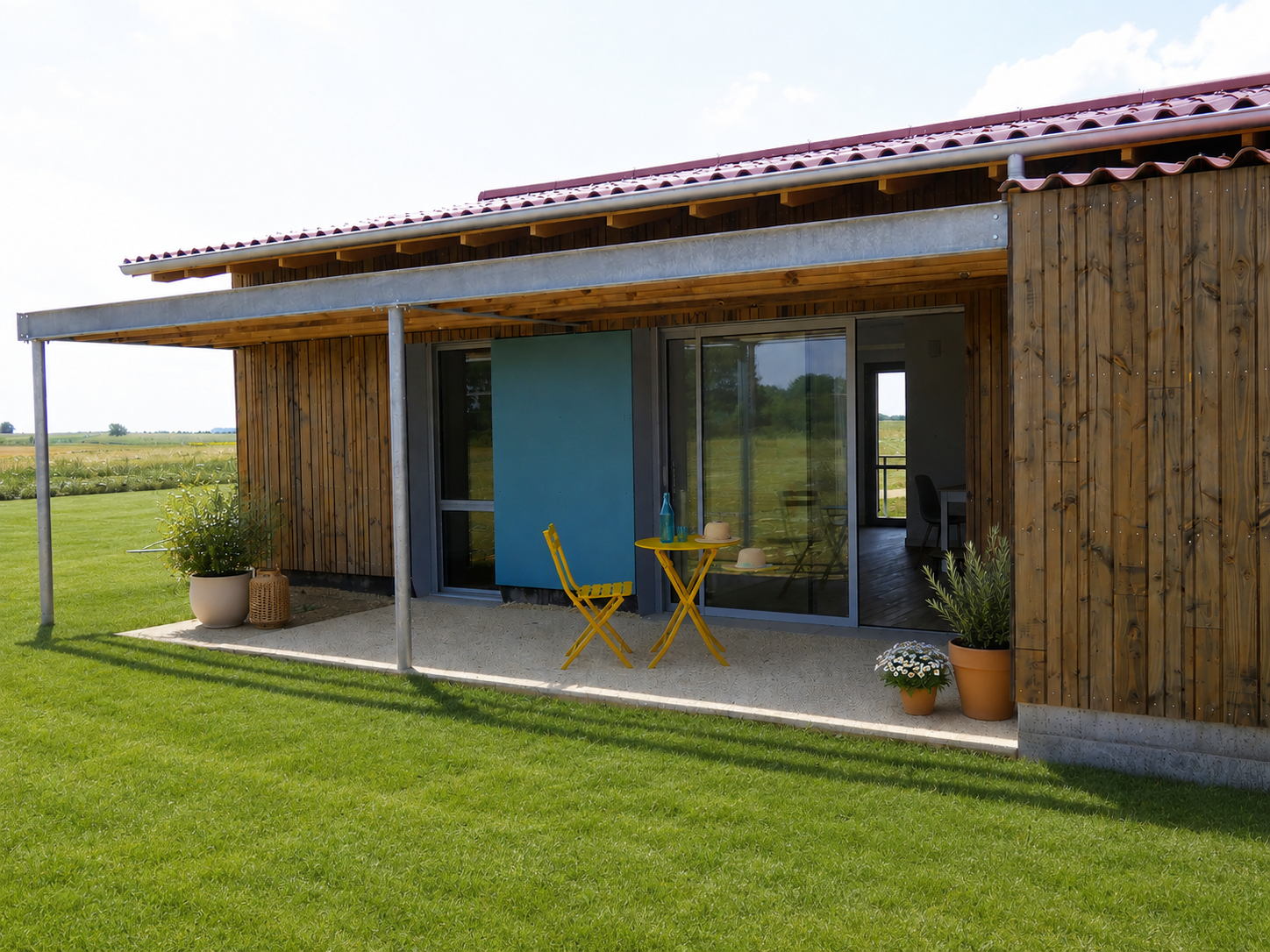 Terrasse d’une maison T3